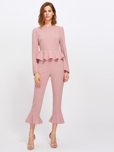 Calopy Peplum Suit