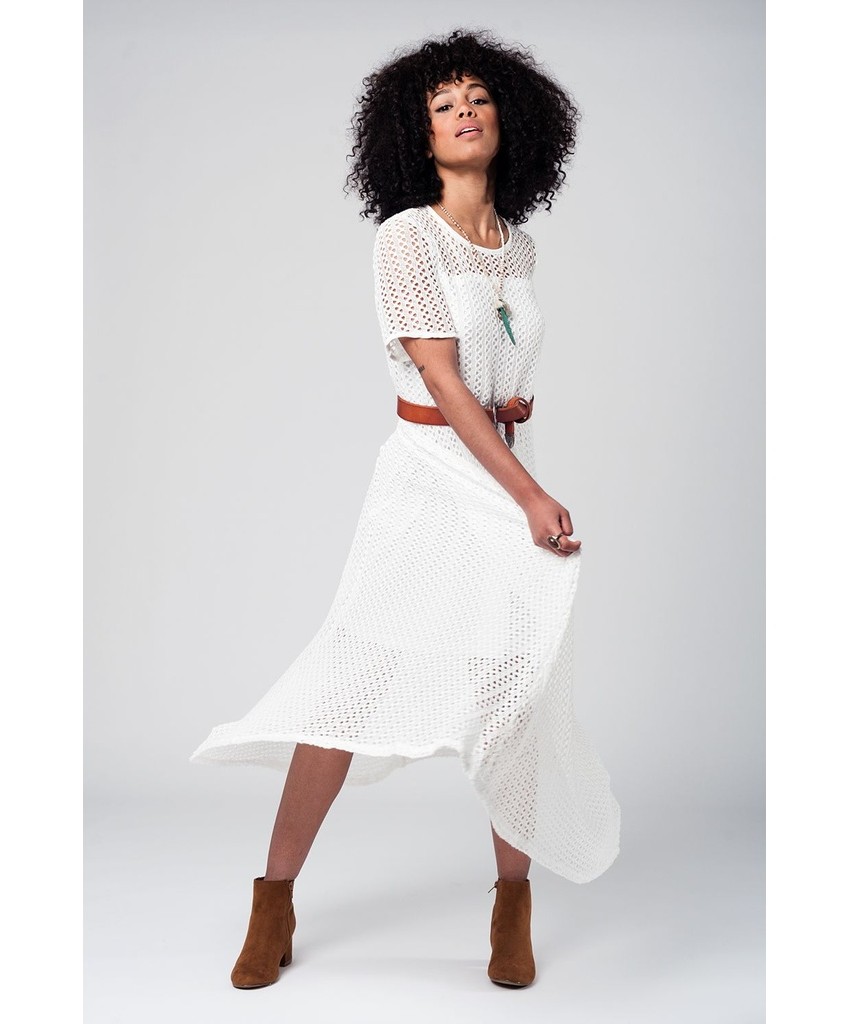 white crochet maxi dress ? 75 00 semi transparent white crochet maxi ...