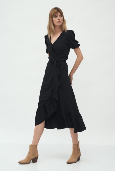 Mayday Wrap Dress - Various Colours