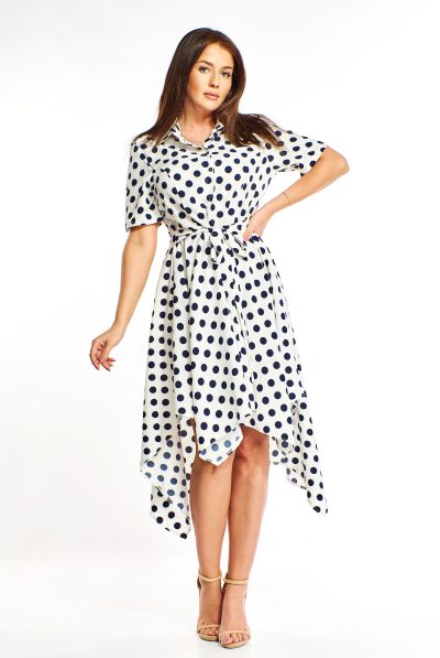 Polka Dot Shirt Dress -Various Colours