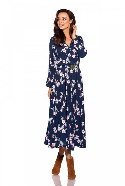 Lemonade Floral Maxi Belted Dress - Various Colours
