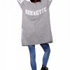 Grey Brunette Slogan Cardigan  - Blonde available also - Image 2