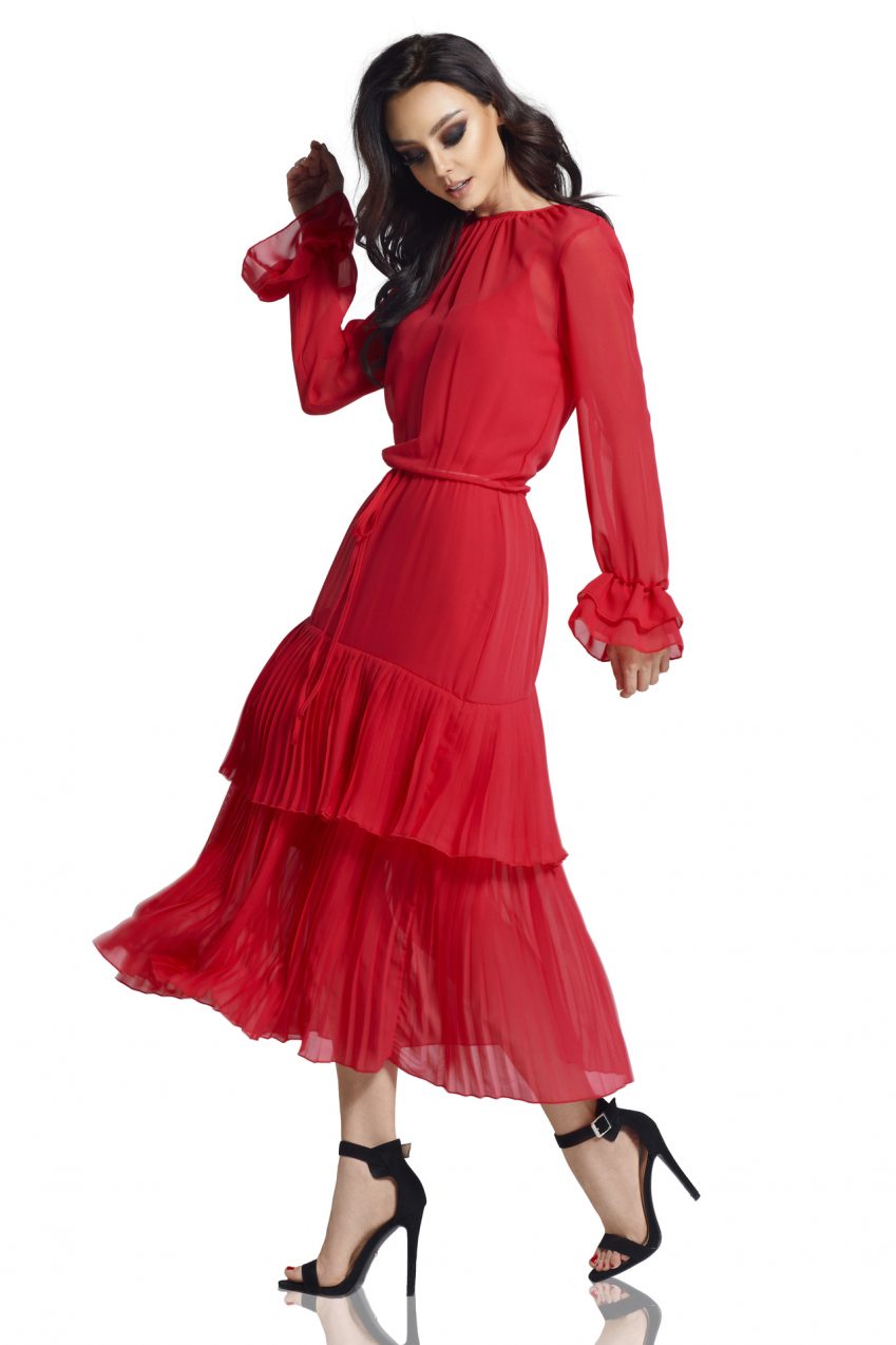 Lemonade Boho Maxi Pleat Dress- Various Colours