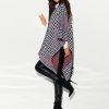 Monochrome Houndstooth Cape - Image 2