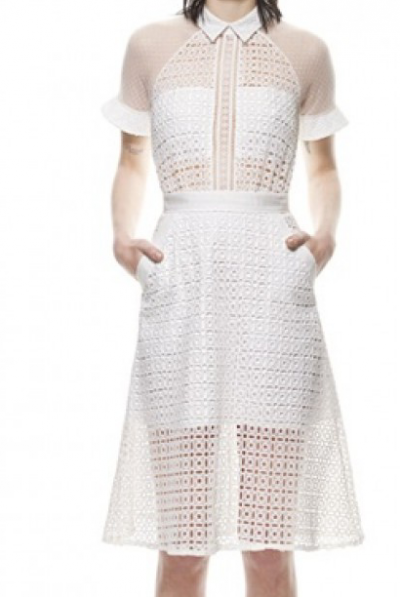 White Victoria Lace Dress