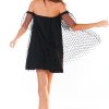 Spanish Mesh Polka Dot Dress - Image 2