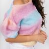 Rainbow Puff Sleeve Top - Image 2
