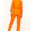 Orange Vie Wrap Jumpsuit - Image 2