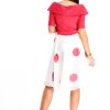 Bo-Mar Polka Dot Dress- Various Colours - Image 2
