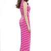 Candy Striped Maxi Dress -Various Colours - Image 2