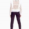 White Lace Ruffles Blouse - Image 2