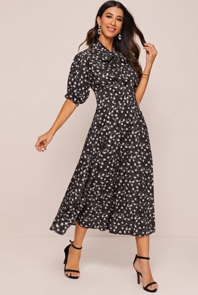 Starry Eyed A-line Dress