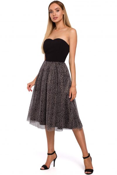 Sweetheart Leopard Print Tulle Dress - Various Colours