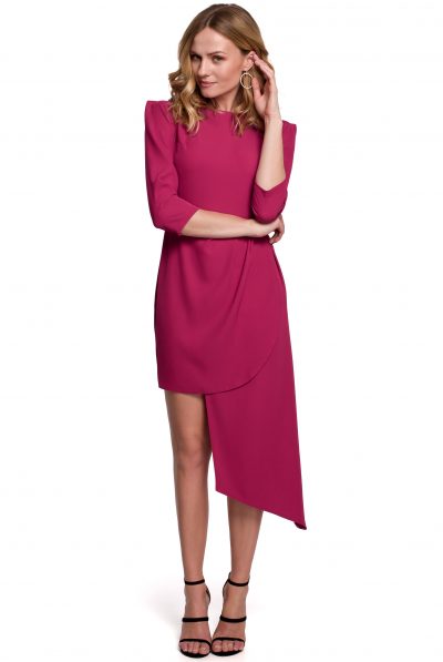 Purple Asymmetrical Dress
