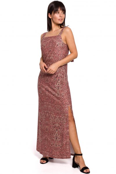 Slinky Leopard Print Dress- Various Colours