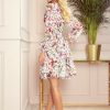 Zoe Floral Spring Chiffon Dress - Image 2