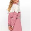 Pink & White Sweatshirt Dress - Image 2