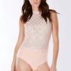 Peach Mesh Bodysuit - Image 2