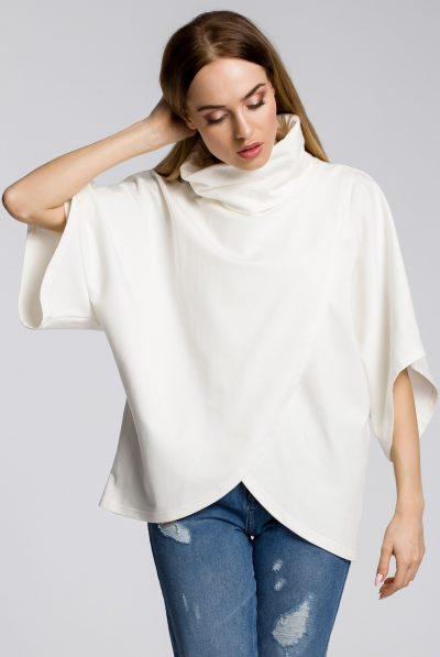 White Turtleneck Jumper