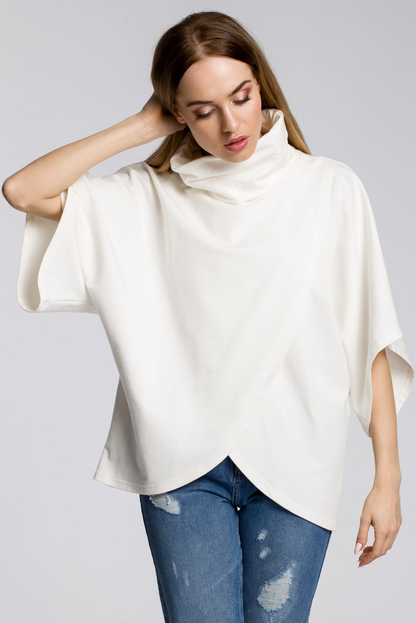 White Turtleneck Jumper