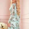 Aqua Chiffon Maisie Dress - Image 2