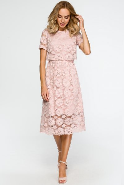 Lace Overlay Dress- Various Colours