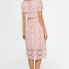 Lace Overlay Dress- Various Colours - Image 2