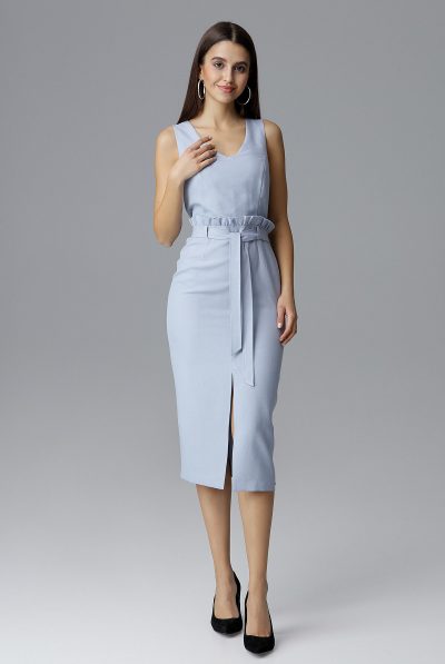 Powder Blue Frill Dress - Various  Colours