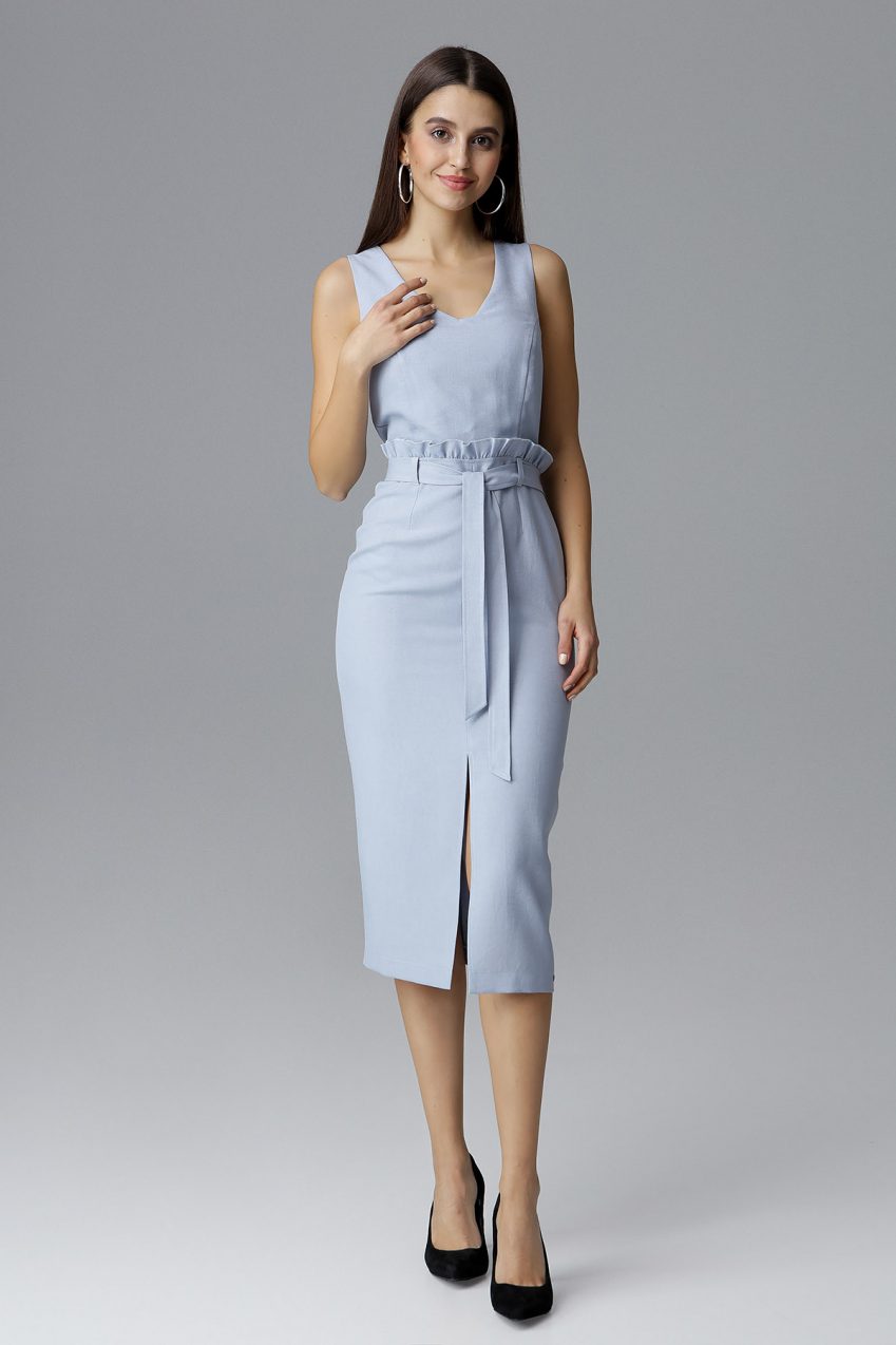 Powder Blue Frill Dress - Various  Colours