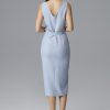 Powder Blue Frill Dress - Various  Colours - Image 2