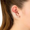 Gabriel Angel Wing Ear Climber Rosegold - Image 2