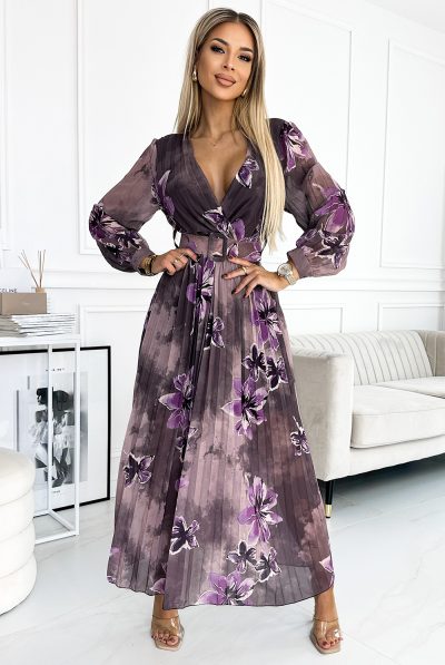 Maisie Pleated Maxi Dress