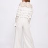 White Layered Palazzo Jumpsuit - Image 3