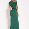 Green Long Tie-Waist Dress- Various Colours - Image 2