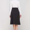 Black Envelope Midi Skirt - Image 2