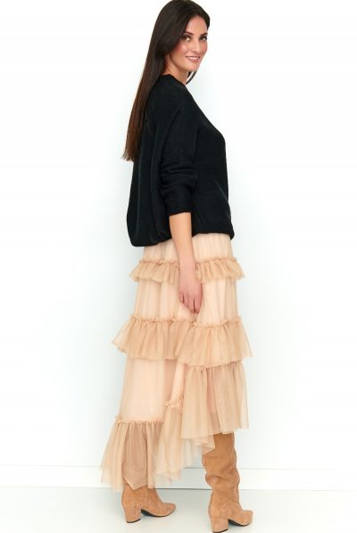 BACK OF TULLE SKIRT