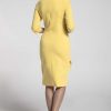 Yellow Pencil Dress - Image 2