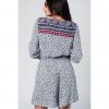 White Celeice Floral Playsuit - Image 3