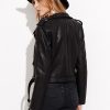 Black Faux Leather Jacket - Image 2