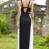 Monochrome cut-our maxi dress - Image 2