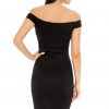 Bardot Style Bodycon Midi Dress - Image 5