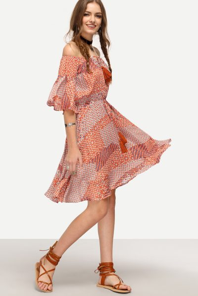 Bellamina Boho Flare Dress