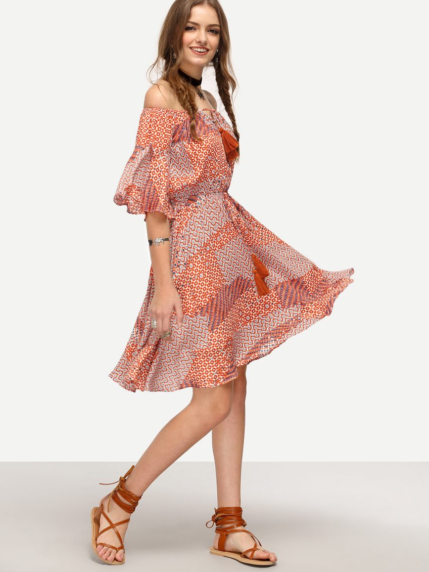 Bellamina Boho Flare Dress