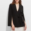 Black Bow Cape Blazer - Image 2