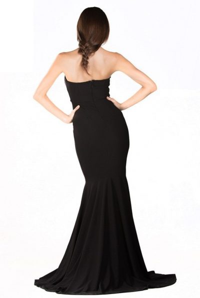 Black mermaid dress 56