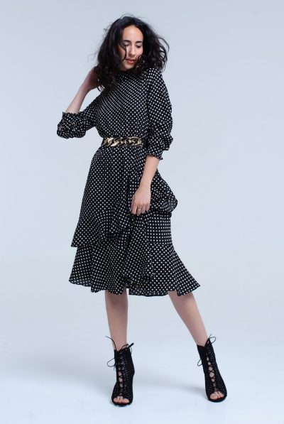 Black & White Polka Dot Dress