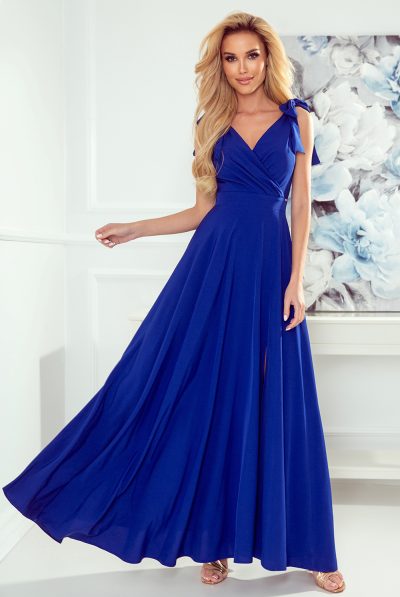 Elena Vibrant Blue Occassion Dress