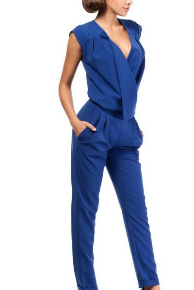 Blue wrap jumpsuit 67