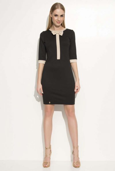 Black Bow Macademia Dress