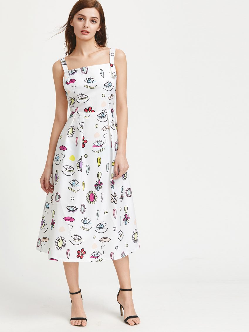 Motto Box Pleat dress